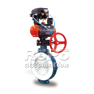 RP-800F Fluorine-Coated Butterfly Valve