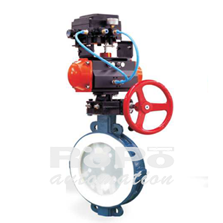 RP-800F Fluorine-Lined Butterfly Valve