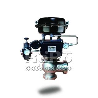 RPL sanitary regulating angle valve