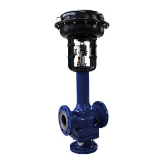 Pneumatic Three-way Control Valve